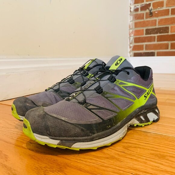 Salomon XT Wings 3 Trail Running Shoes Size 12.5 Hiking Sneakers - Picture 8 of 16